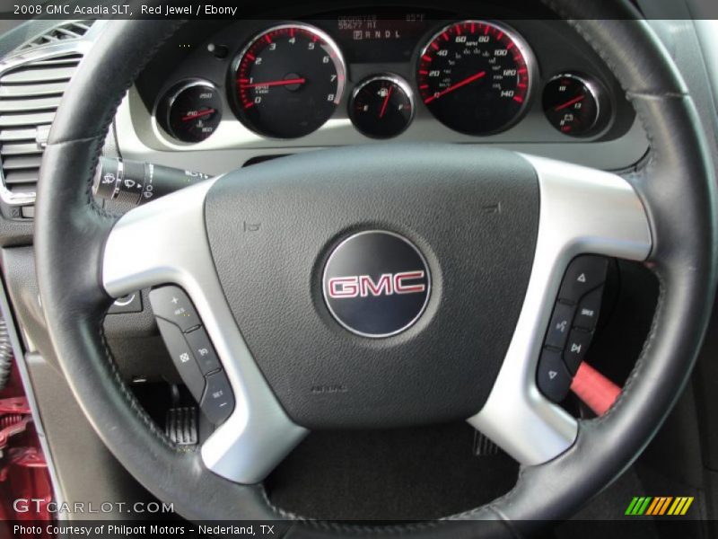 Red Jewel / Ebony 2008 GMC Acadia SLT