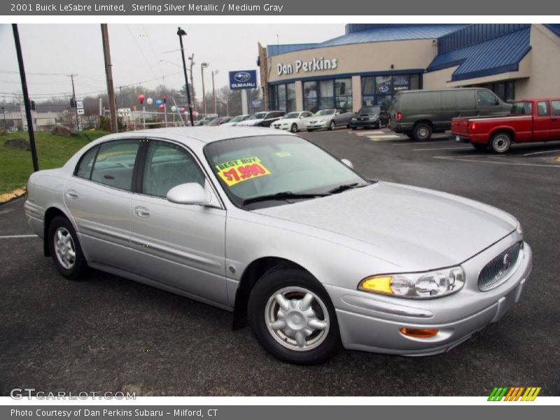 Sterling Silver Metallic / Medium Gray 2001 Buick LeSabre Limited