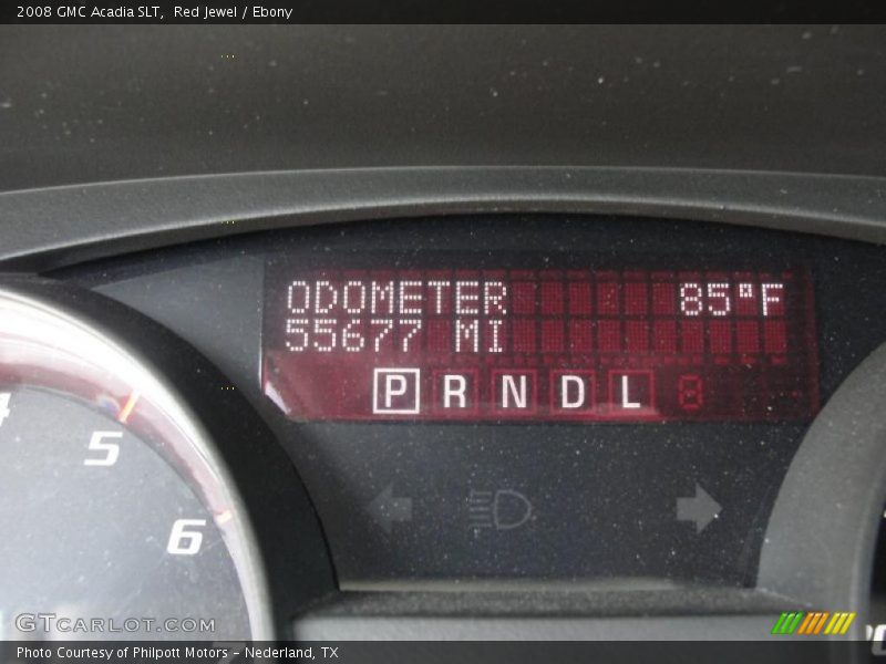 Red Jewel / Ebony 2008 GMC Acadia SLT