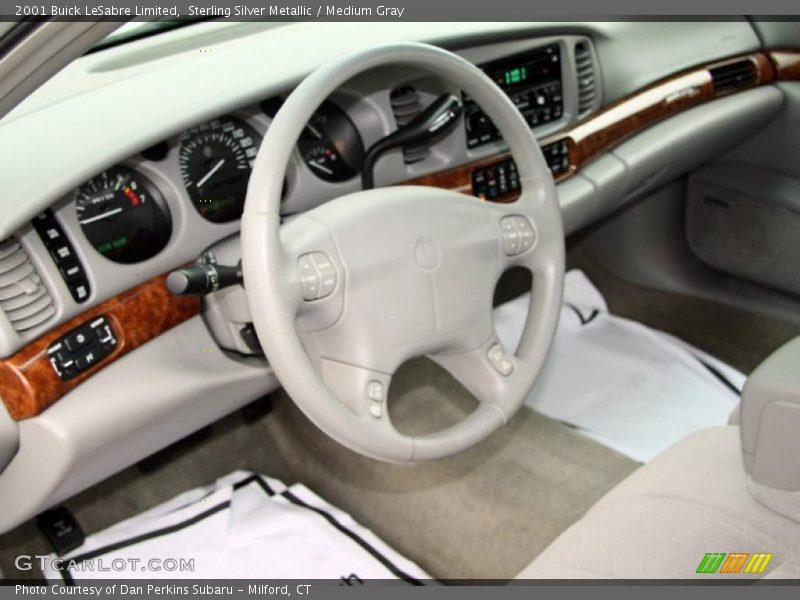 Sterling Silver Metallic / Medium Gray 2001 Buick LeSabre Limited
