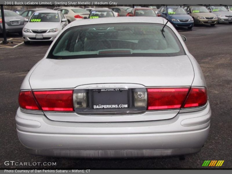 Sterling Silver Metallic / Medium Gray 2001 Buick LeSabre Limited