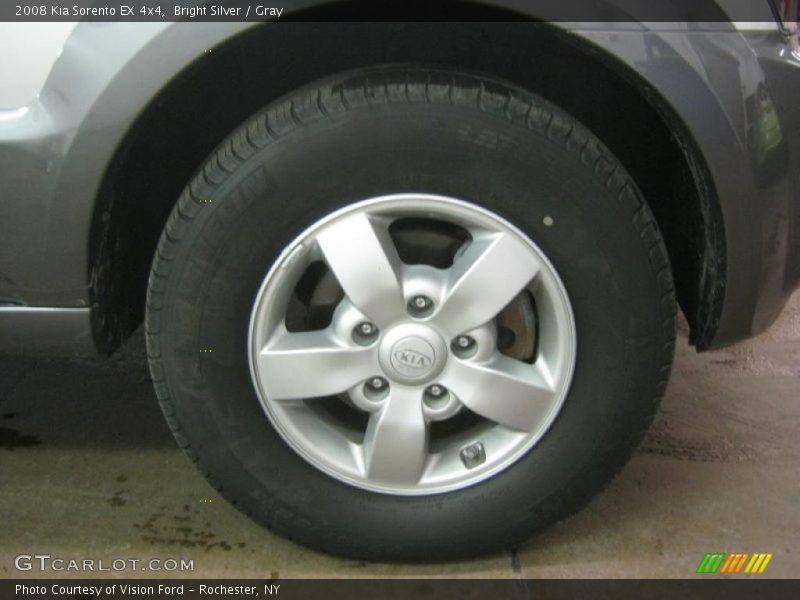 Bright Silver / Gray 2008 Kia Sorento EX 4x4