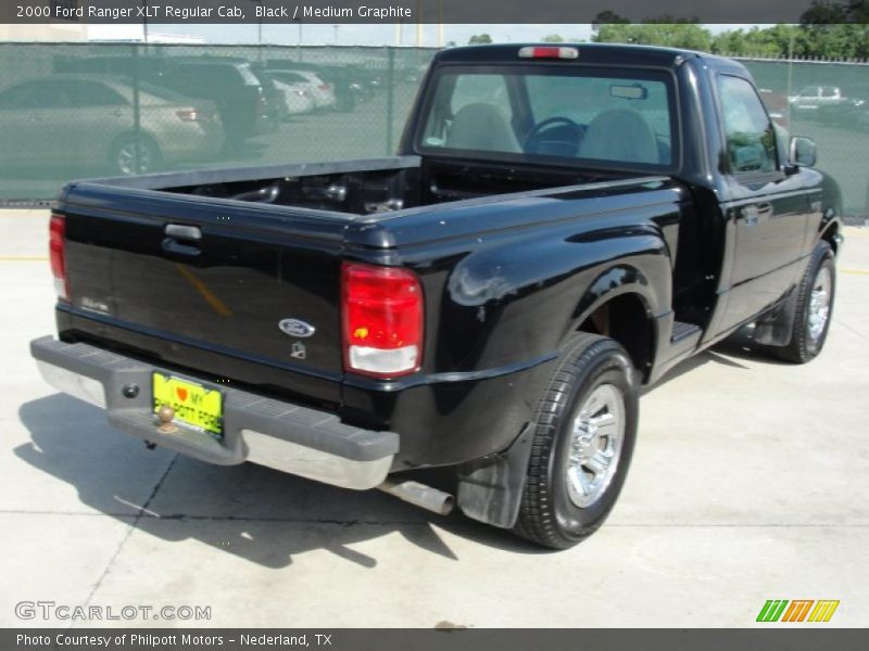 Black / Medium Graphite 2000 Ford Ranger XLT Regular Cab