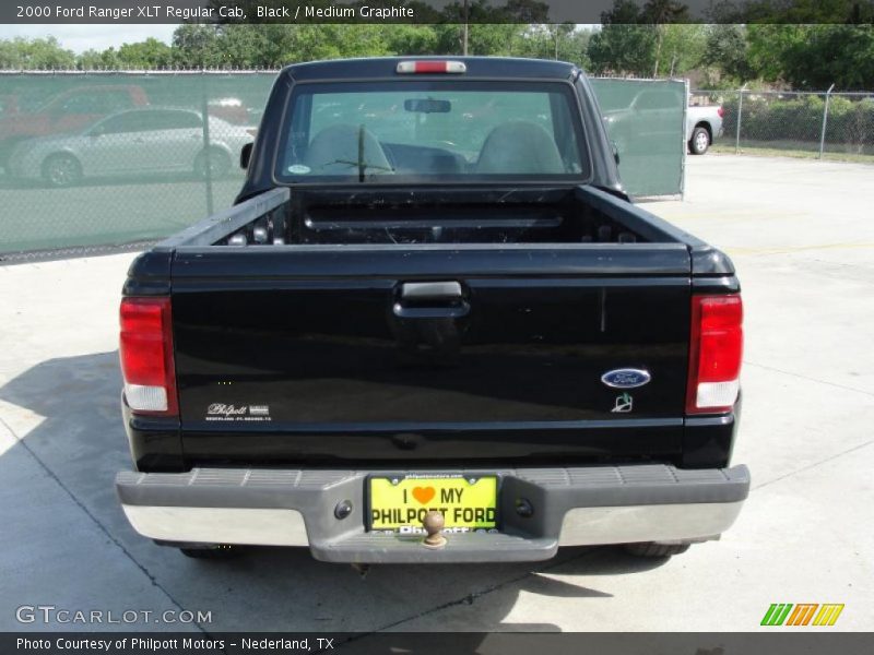 Black / Medium Graphite 2000 Ford Ranger XLT Regular Cab