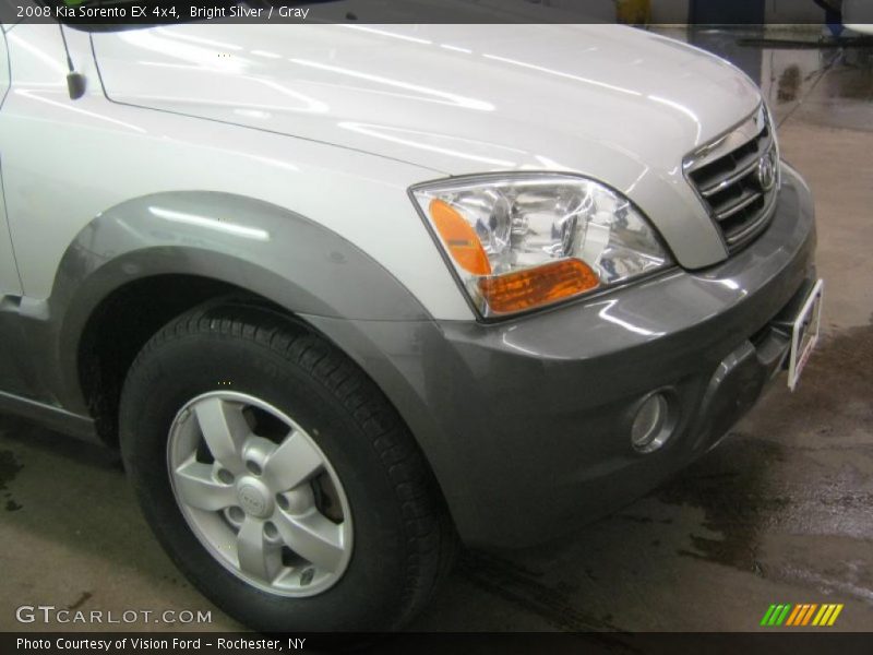 Bright Silver / Gray 2008 Kia Sorento EX 4x4