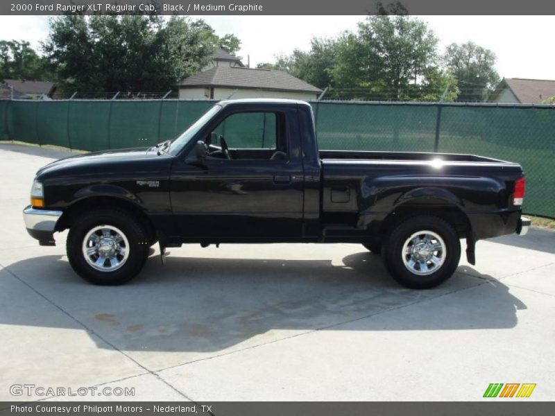 Black / Medium Graphite 2000 Ford Ranger XLT Regular Cab