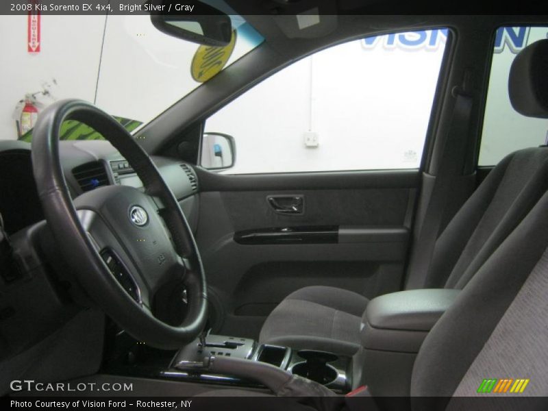 Bright Silver / Gray 2008 Kia Sorento EX 4x4