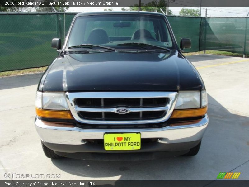 Black / Medium Graphite 2000 Ford Ranger XLT Regular Cab