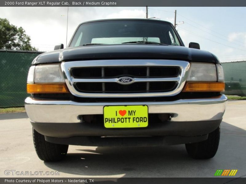 Black / Medium Graphite 2000 Ford Ranger XLT Regular Cab