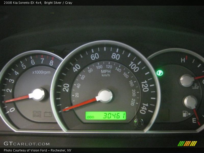 Bright Silver / Gray 2008 Kia Sorento EX 4x4