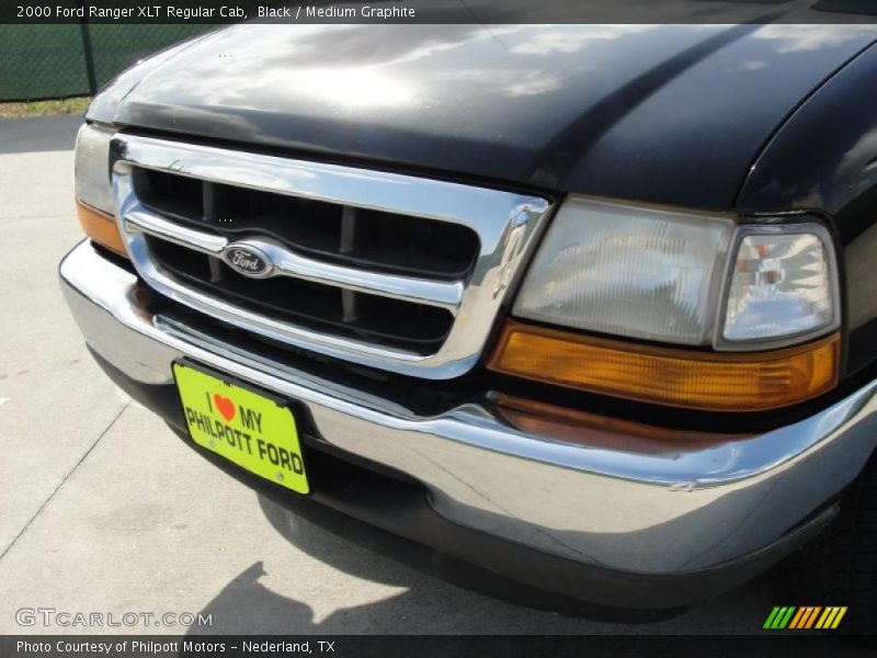 Black / Medium Graphite 2000 Ford Ranger XLT Regular Cab