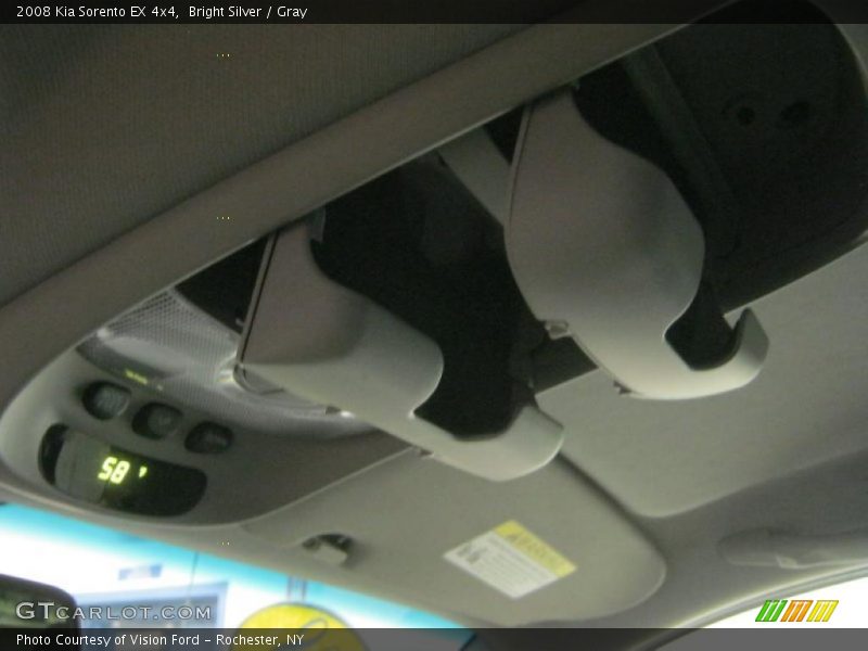 Bright Silver / Gray 2008 Kia Sorento EX 4x4