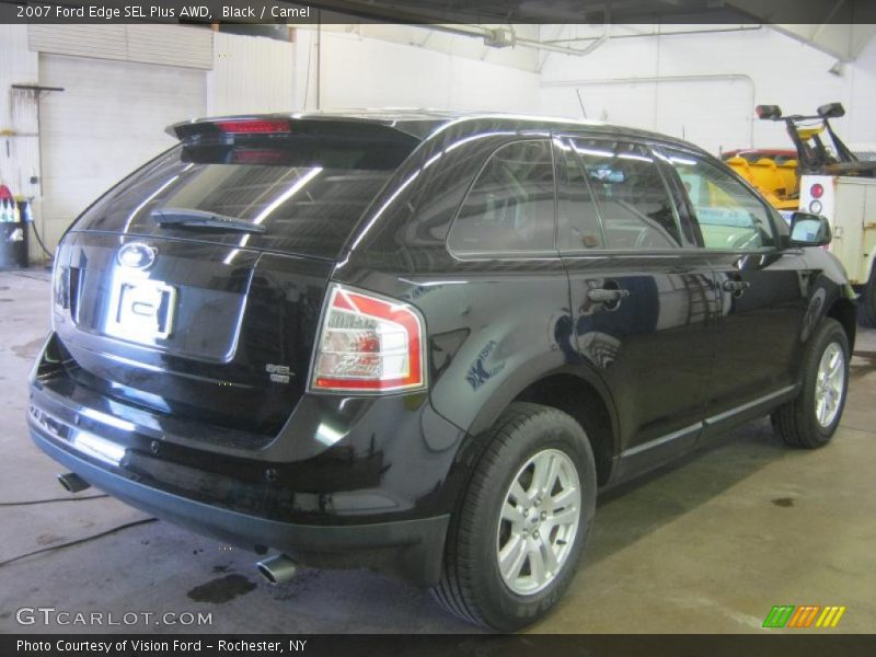 Black / Camel 2007 Ford Edge SEL Plus AWD