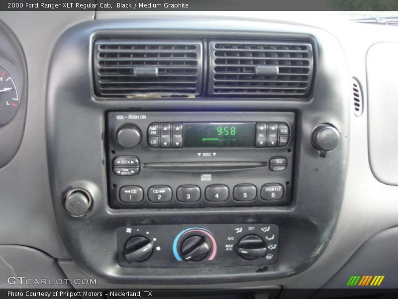 Black / Medium Graphite 2000 Ford Ranger XLT Regular Cab