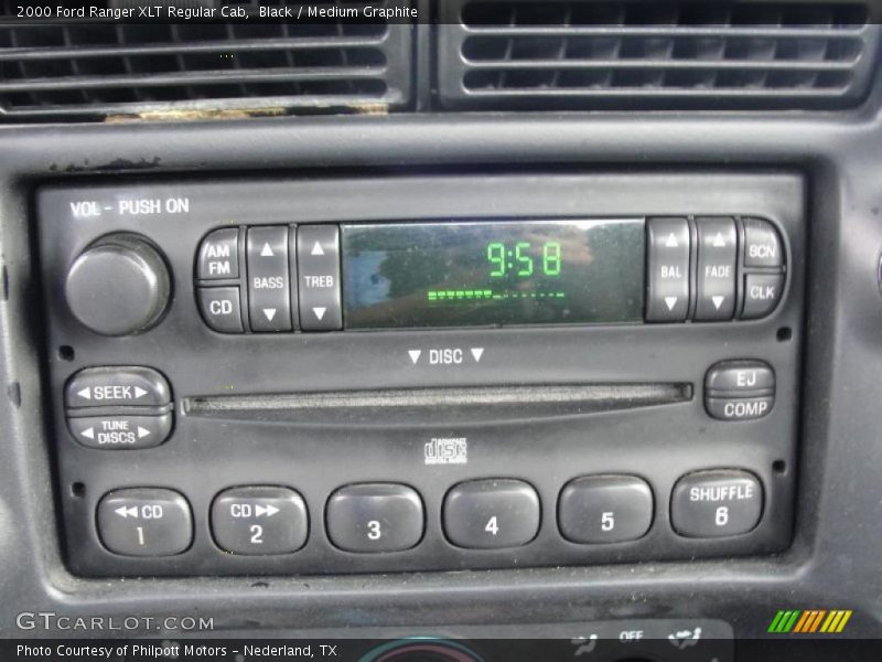 Black / Medium Graphite 2000 Ford Ranger XLT Regular Cab