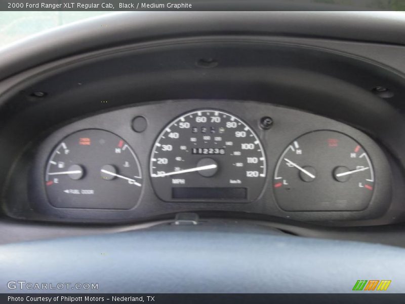 Black / Medium Graphite 2000 Ford Ranger XLT Regular Cab