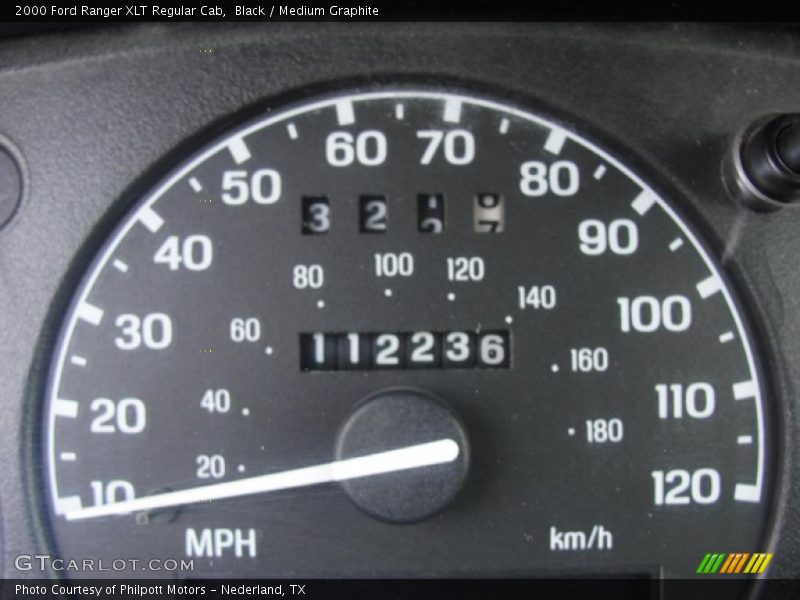 Black / Medium Graphite 2000 Ford Ranger XLT Regular Cab