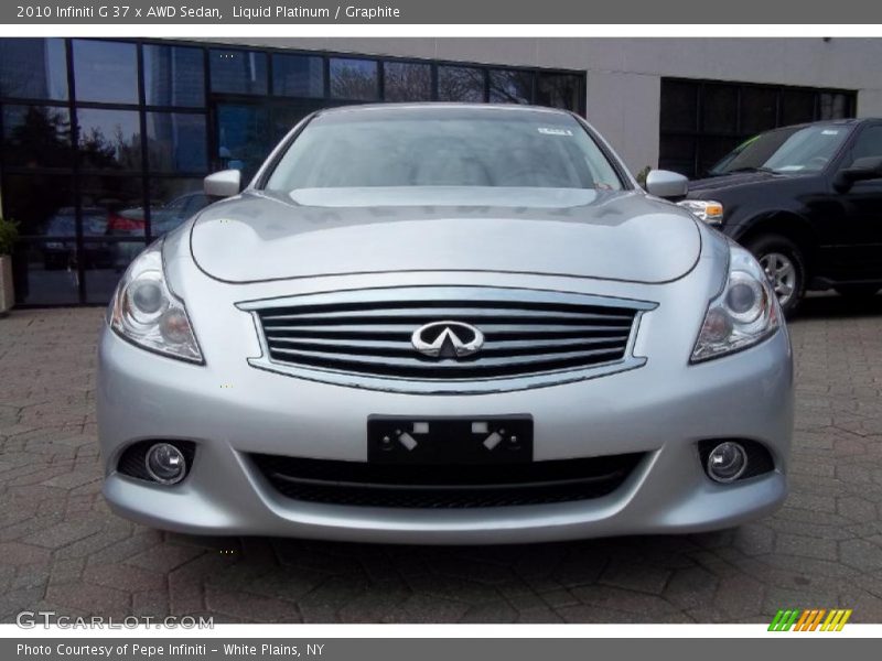 Liquid Platinum / Graphite 2010 Infiniti G 37 x AWD Sedan
