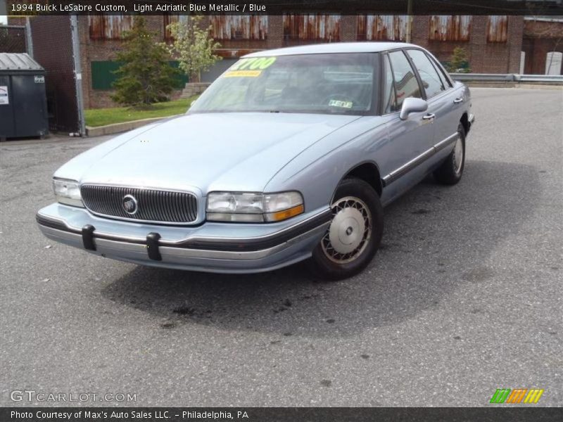 Light Adriatic Blue Metallic / Blue 1994 Buick LeSabre Custom