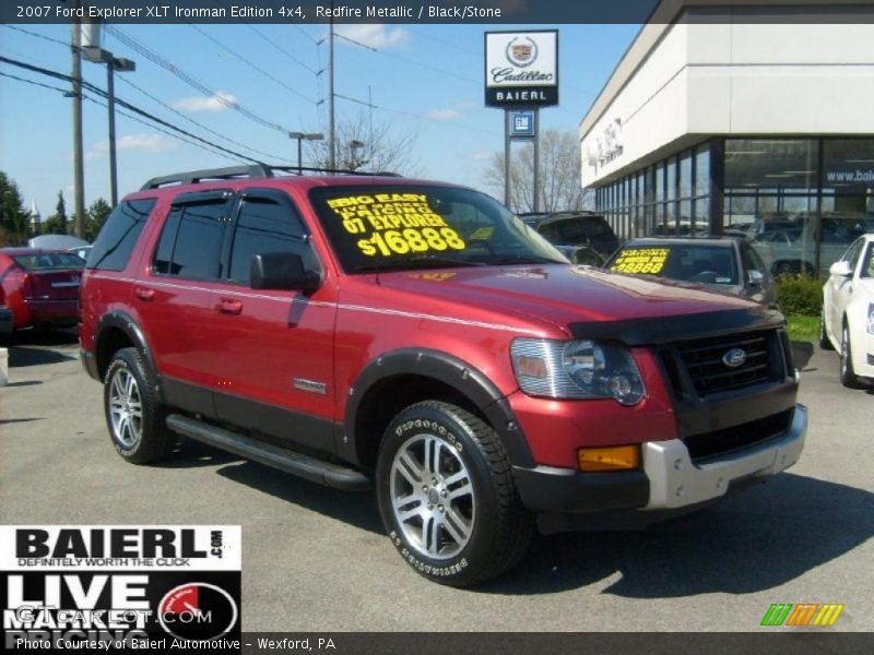Redfire Metallic / Black/Stone 2007 Ford Explorer XLT Ironman Edition 4x4