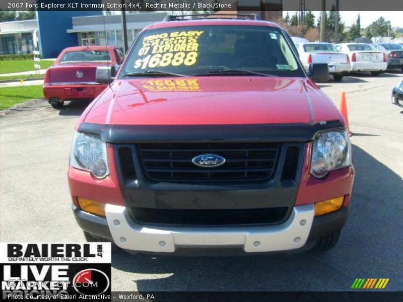Redfire Metallic / Black/Stone 2007 Ford Explorer XLT Ironman Edition 4x4