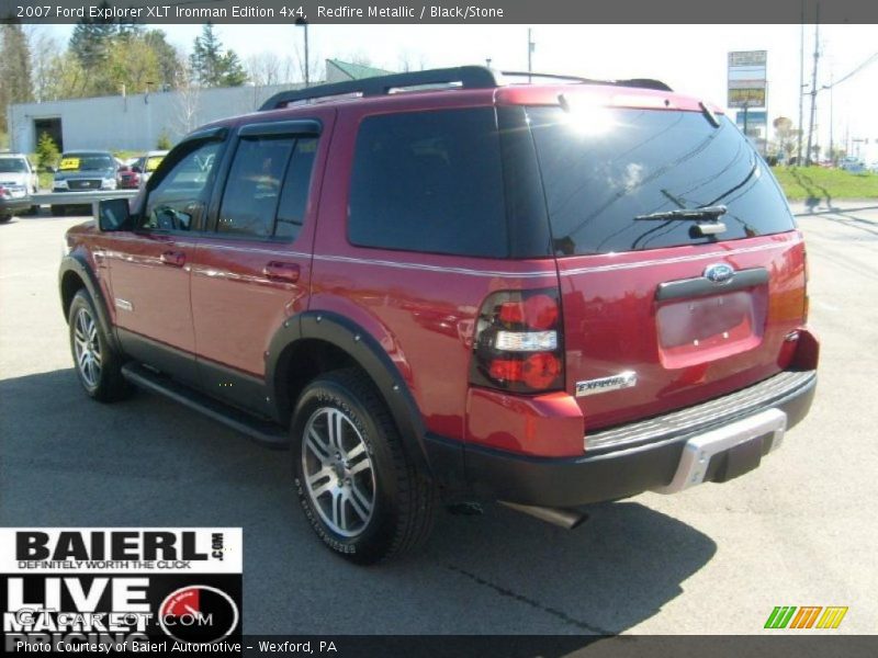 Redfire Metallic / Black/Stone 2007 Ford Explorer XLT Ironman Edition 4x4