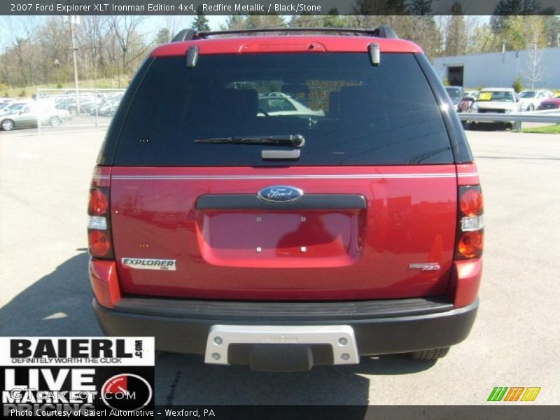 Redfire Metallic / Black/Stone 2007 Ford Explorer XLT Ironman Edition 4x4