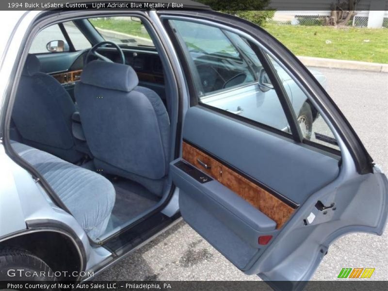 Light Adriatic Blue Metallic / Blue 1994 Buick LeSabre Custom