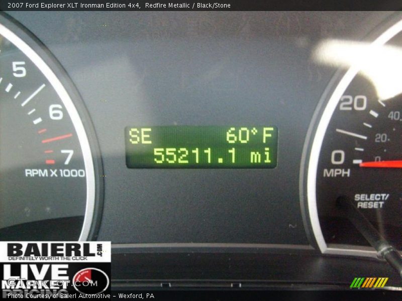 Redfire Metallic / Black/Stone 2007 Ford Explorer XLT Ironman Edition 4x4