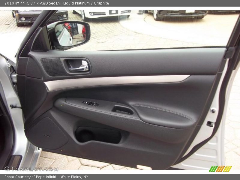 Liquid Platinum / Graphite 2010 Infiniti G 37 x AWD Sedan