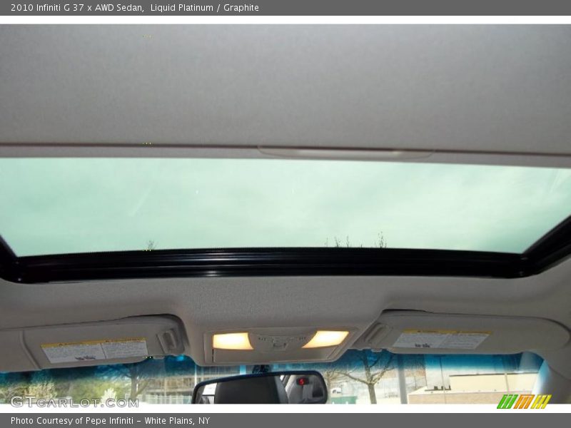 Liquid Platinum / Graphite 2010 Infiniti G 37 x AWD Sedan