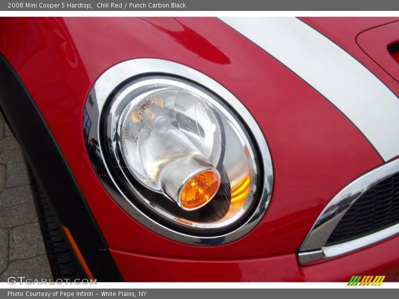 Chili Red / Punch Carbon Black 2008 Mini Cooper S Hardtop