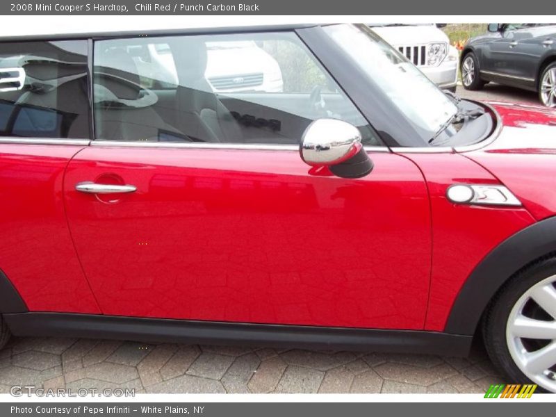 Chili Red / Punch Carbon Black 2008 Mini Cooper S Hardtop