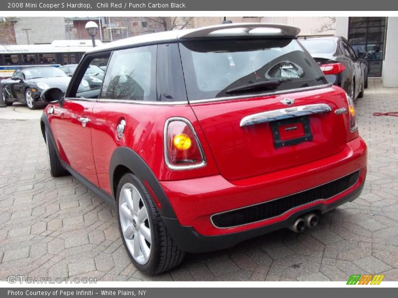 Chili Red / Punch Carbon Black 2008 Mini Cooper S Hardtop
