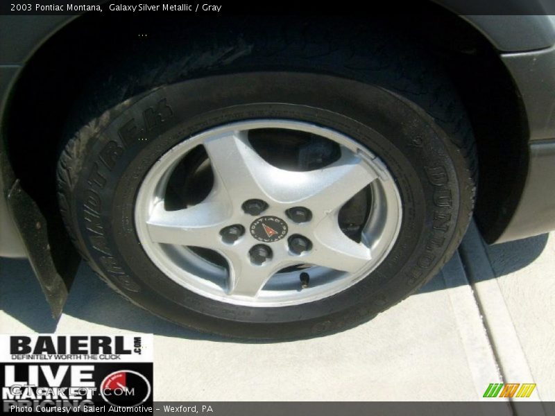 Galaxy Silver Metallic / Gray 2003 Pontiac Montana
