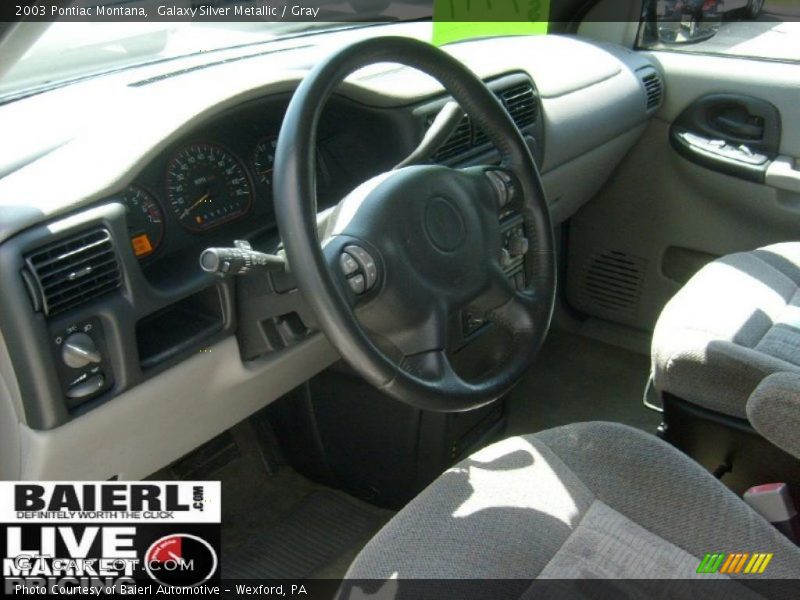 Galaxy Silver Metallic / Gray 2003 Pontiac Montana