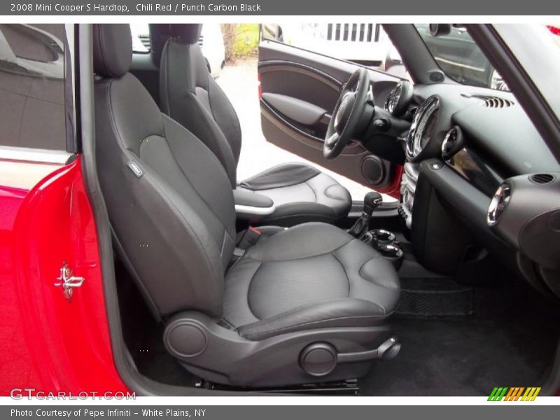  2008 Cooper S Hardtop Punch Carbon Black Interior