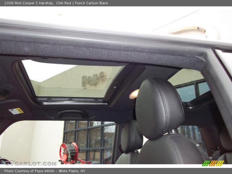 Chili Red / Punch Carbon Black 2008 Mini Cooper S Hardtop