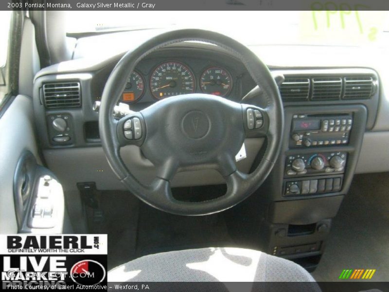 Galaxy Silver Metallic / Gray 2003 Pontiac Montana