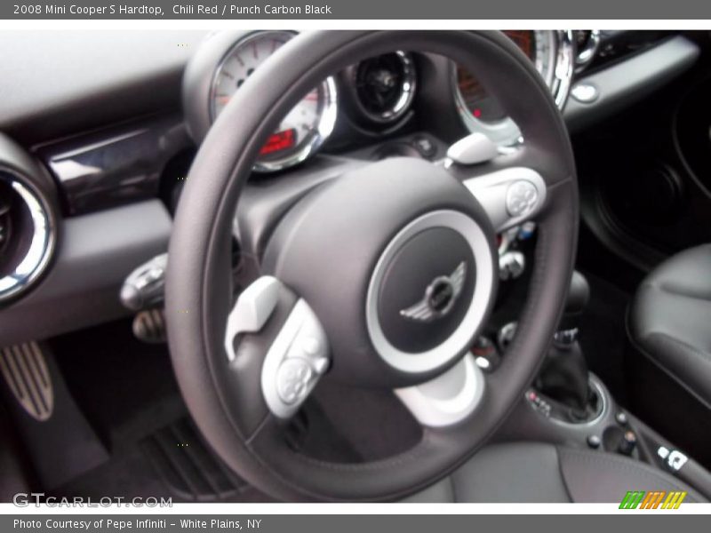 Chili Red / Punch Carbon Black 2008 Mini Cooper S Hardtop