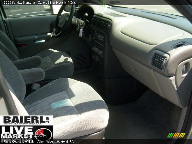Galaxy Silver Metallic / Gray 2003 Pontiac Montana