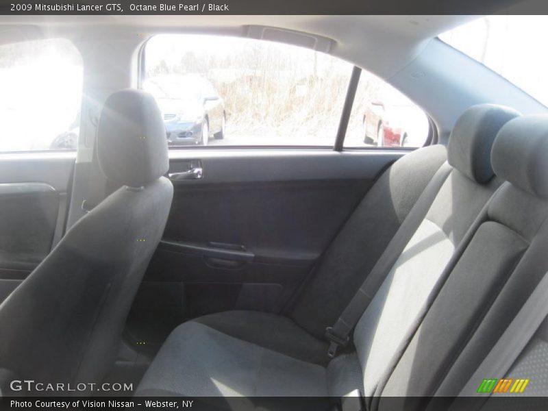 Octane Blue Pearl / Black 2009 Mitsubishi Lancer GTS