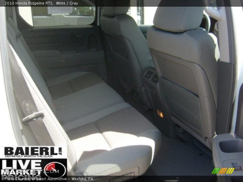 White / Gray 2010 Honda Ridgeline RTS