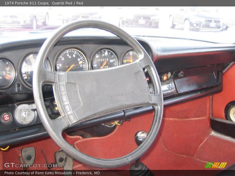 Dashboard of 1974 911 Coupe