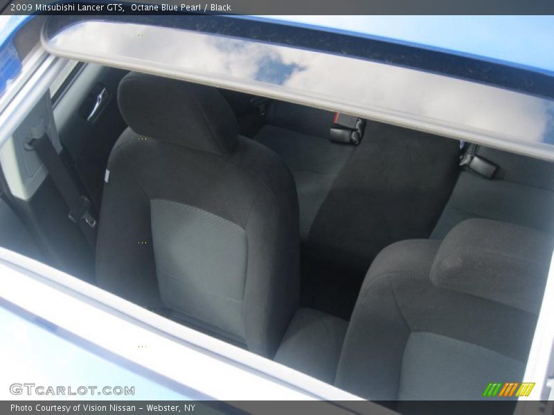 Octane Blue Pearl / Black 2009 Mitsubishi Lancer GTS