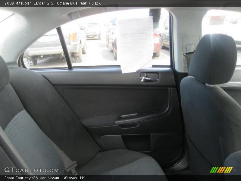 Octane Blue Pearl / Black 2009 Mitsubishi Lancer GTS