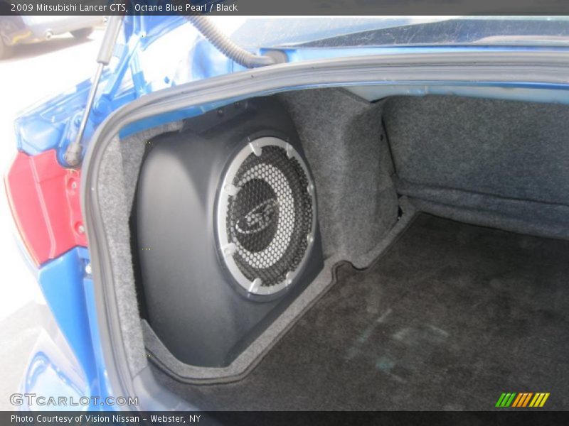 Octane Blue Pearl / Black 2009 Mitsubishi Lancer GTS