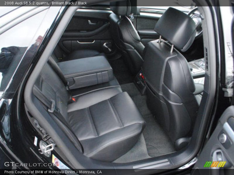  2008 S8 5.2 quattro Black Interior