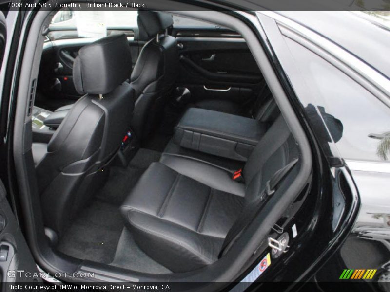 Brilliant Black / Black 2008 Audi S8 5.2 quattro