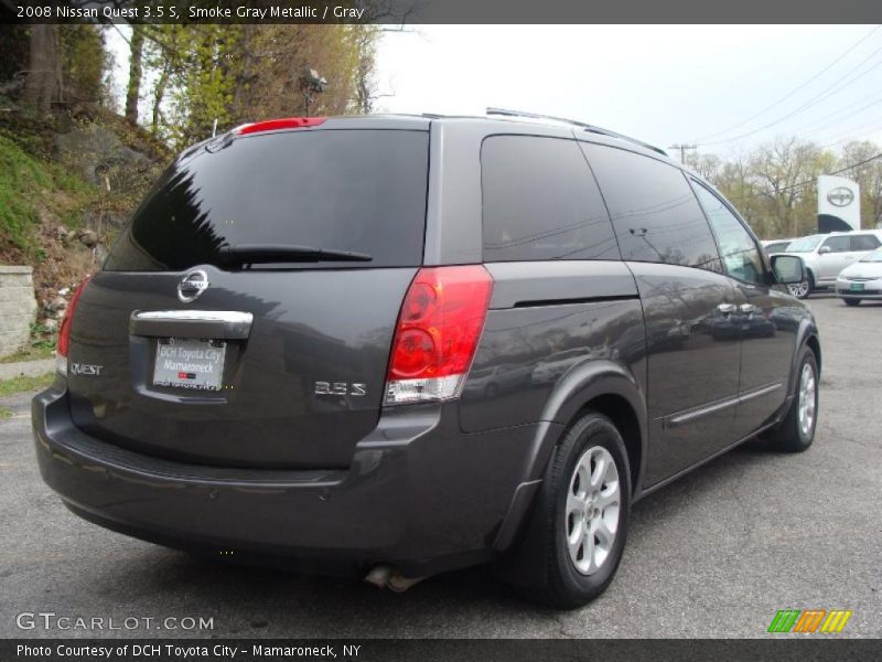 Smoke Gray Metallic / Gray 2008 Nissan Quest 3.5 S